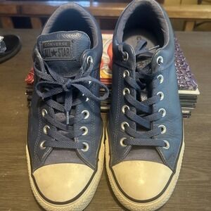 Converse Chuck Taylor AllStar low top sneaker Navy blue Leather Upper M8-W10